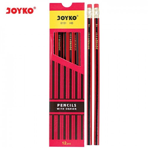 Pensil 6151 Joyko Jenis HB / Pencil Joyko 6151 Hexagonal Grip  