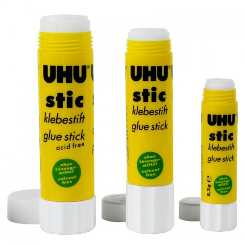 Lem Kertas / UHU Glue Stick isi 8.2gr dan 21gr / Lem Stik Kertas  