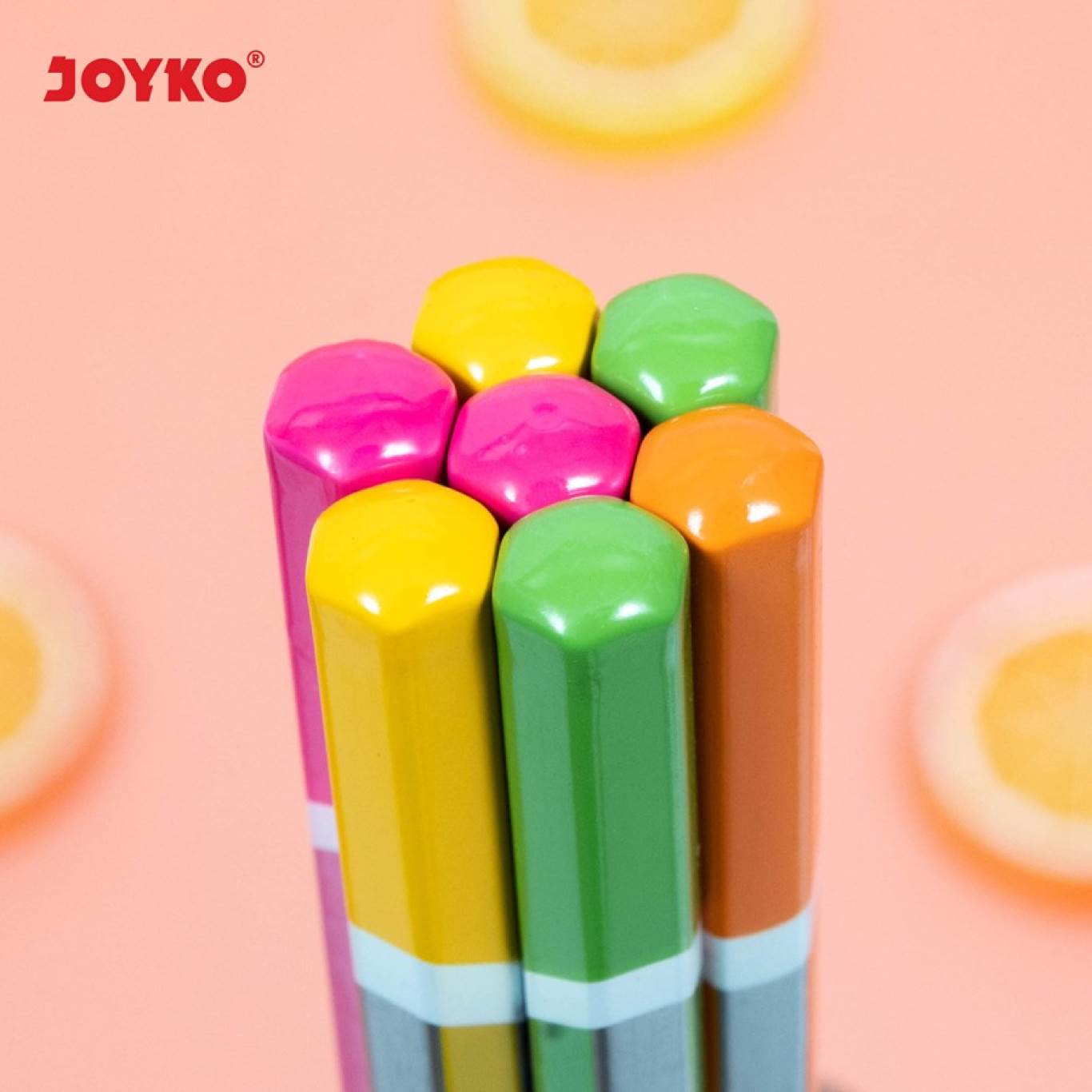 Pencil Joyko / Pensil Joyko P-96 Tipe 2B Pensil Hexagonal Grip  