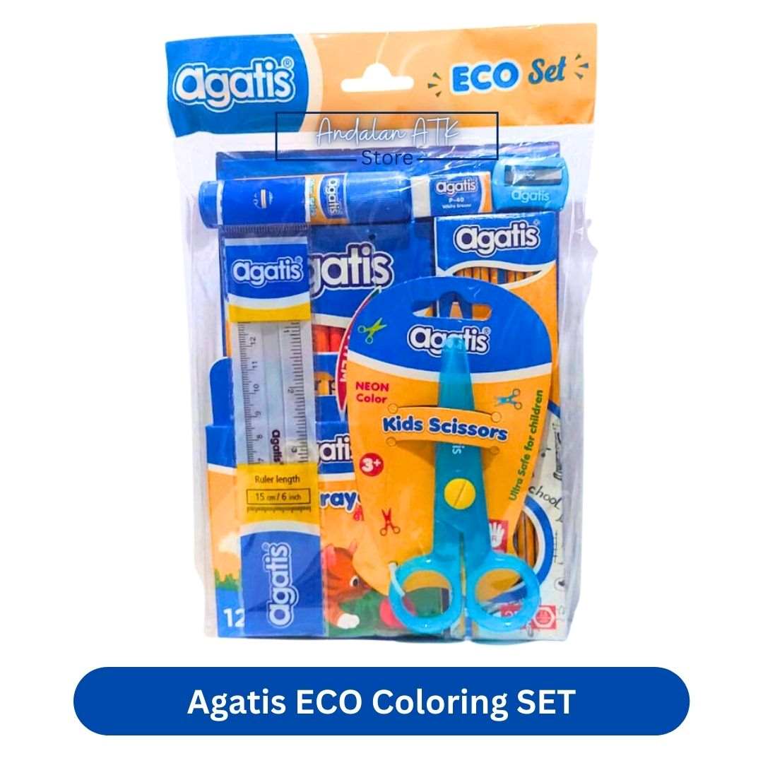 Paket Belajar Agatis ECO Coloring SET