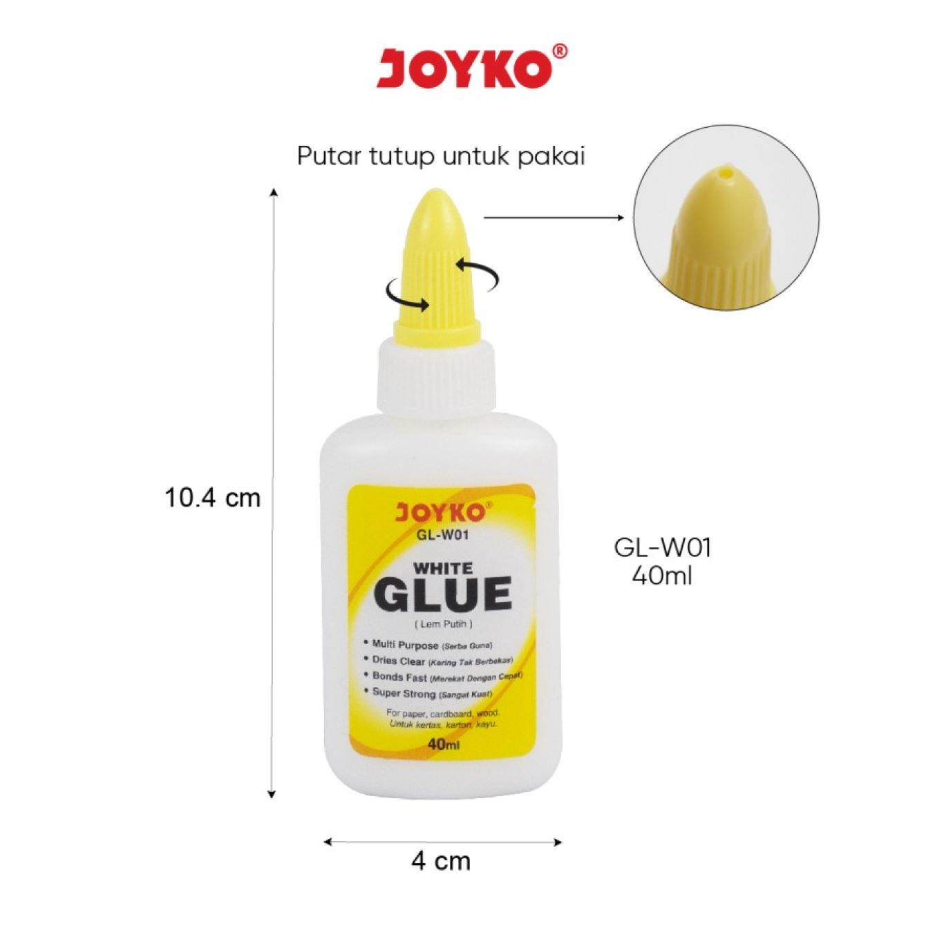 Lem Kertas Cair Joyko GL-W01 / Liquid Glue  
