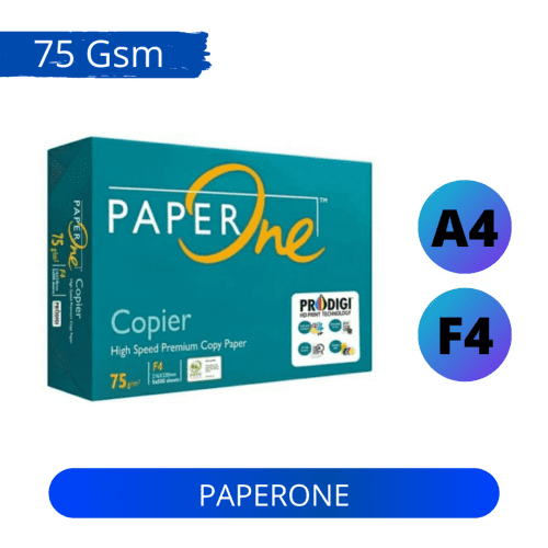 Kertas HVS Ukuran A4 dan F4 Paperone Tebal 75 gram / HVS Paperone  